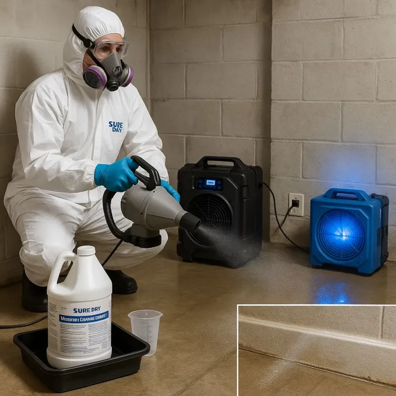 Sanitization and Odor Removal process in Colchester, IL