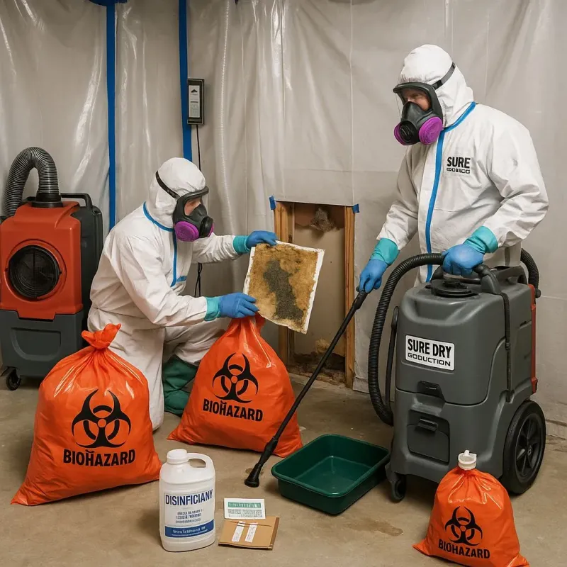 Contaminated Water Handling Protocols process in Colchester, IL